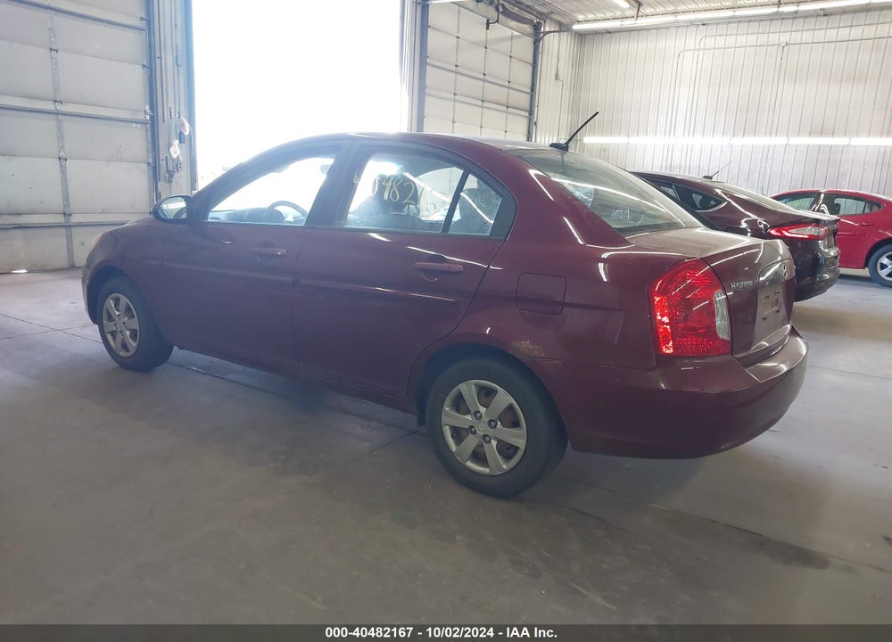 2008 HYUNDAI ACCENT GLS VIN: KMHCN46C38U249934