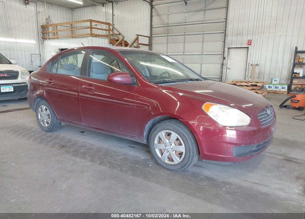 2008 HYUNDAI ACCENT GLS VIN: KMHCN46C38U249934