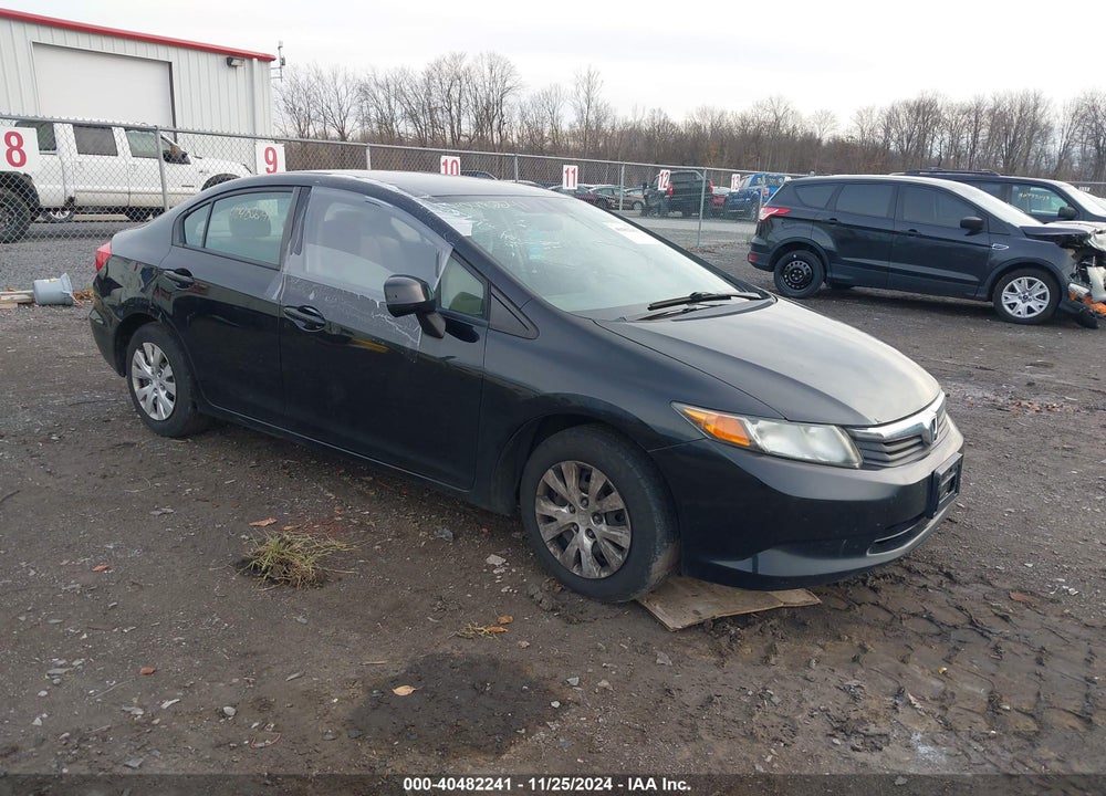 2012 HONDA CIVIC LX VIN: 19XFB2F5XCE024692