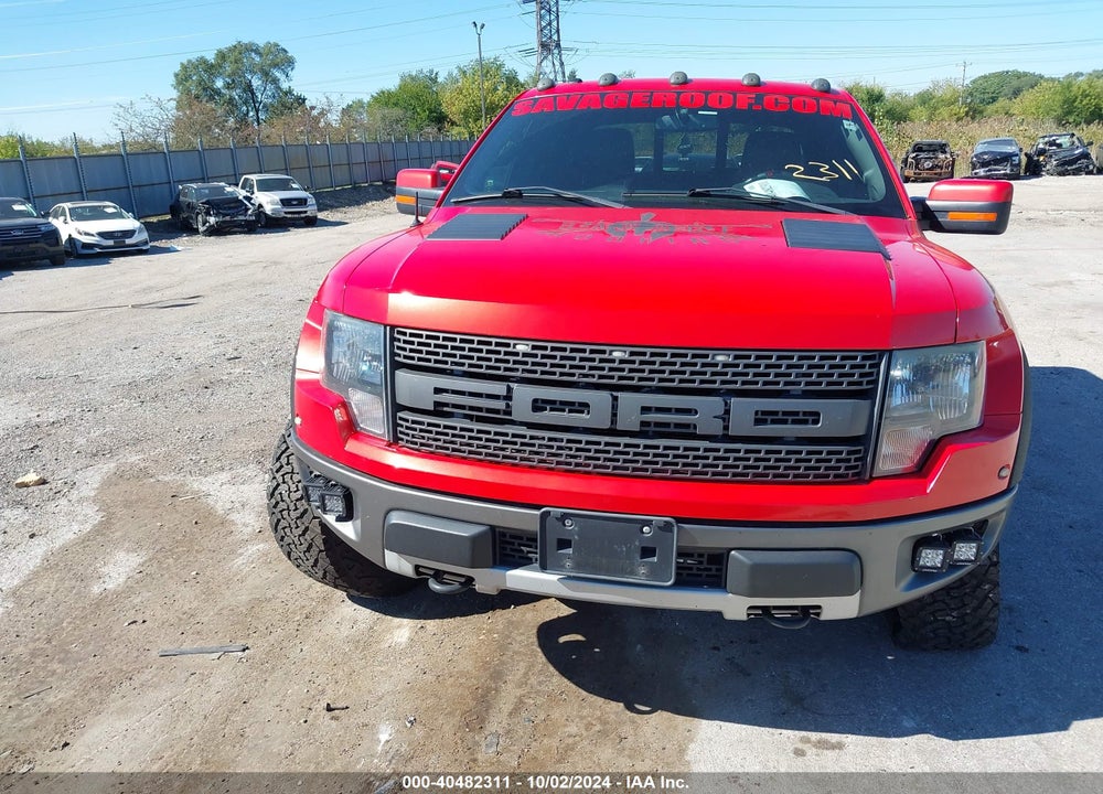 2011 FORD F-150 SVT RAPTOR VIN: 1FTFW1R64BFC81337