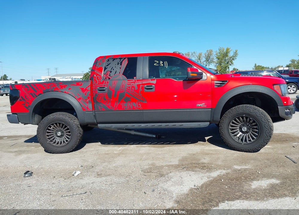2011 FORD F-150 SVT RAPTOR VIN: 1FTFW1R64BFC81337