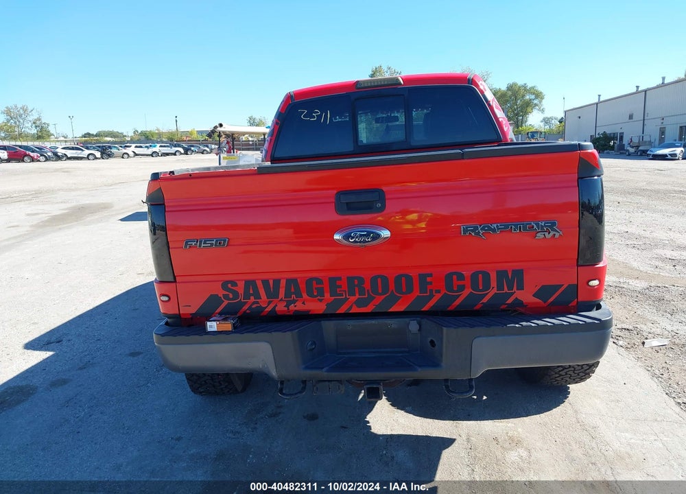 2011 FORD F-150 SVT RAPTOR VIN: 1FTFW1R64BFC81337