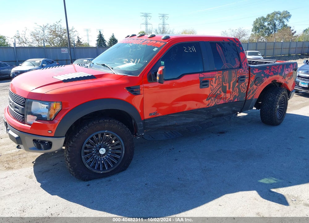 2011 FORD F-150 SVT RAPTOR VIN: 1FTFW1R64BFC81337