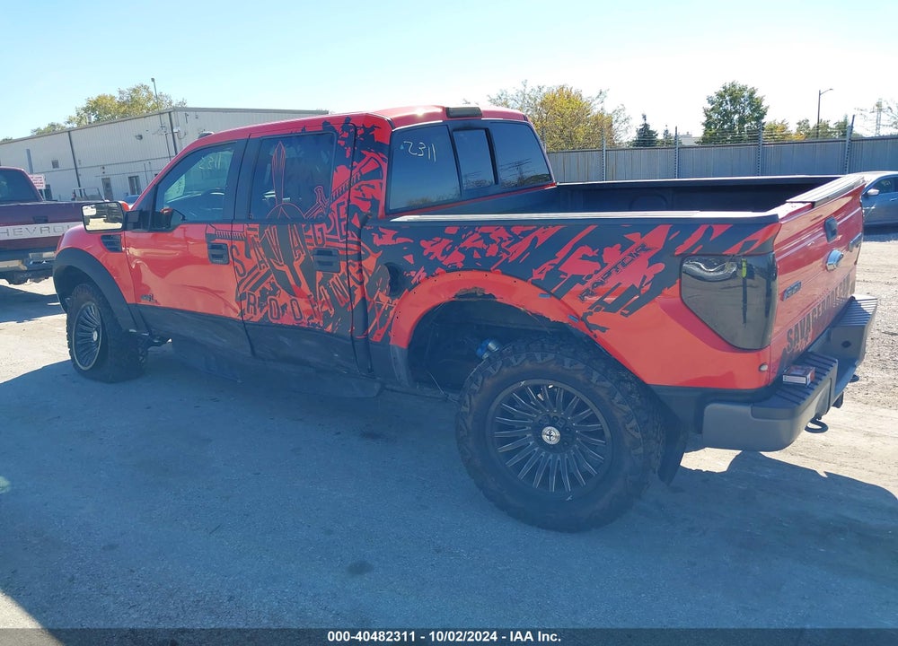 2011 FORD F-150 SVT RAPTOR VIN: 1FTFW1R64BFC81337