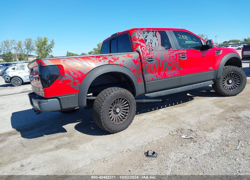 2011 FORD F-150 SVT RAPTOR VIN: 1FTFW1R64BFC81337