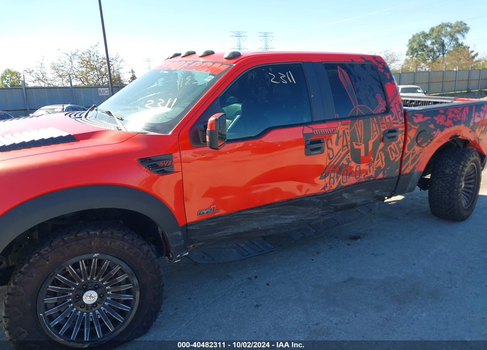 2011 FORD F-150 SVT RAPTOR VIN: 1FTFW1R64BFC81337