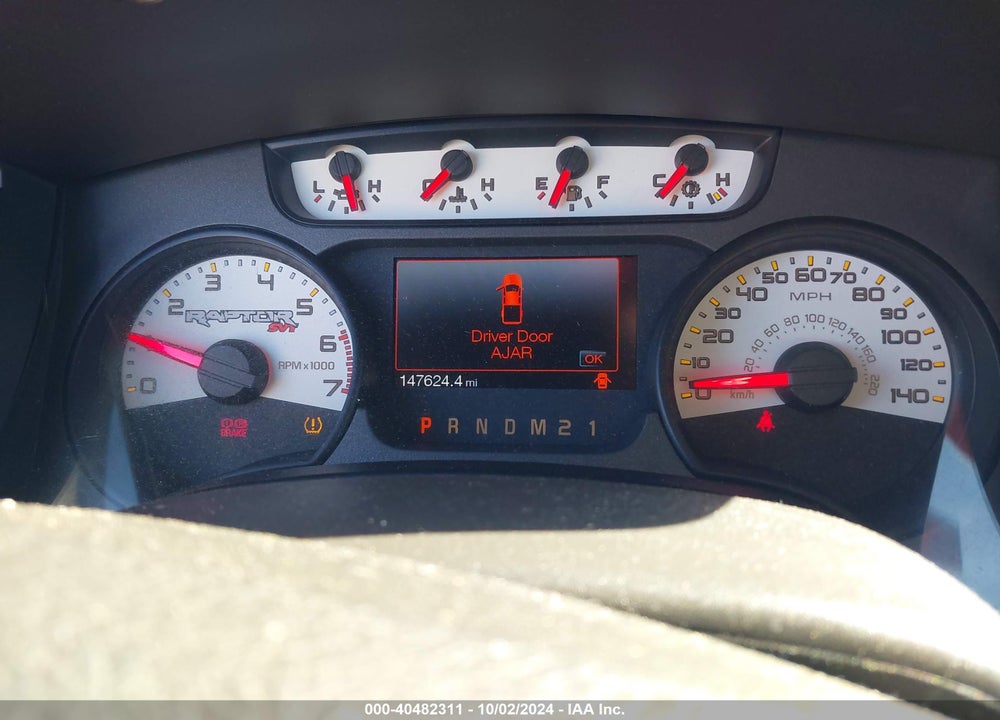2011 FORD F-150 SVT RAPTOR VIN: 1FTFW1R64BFC81337