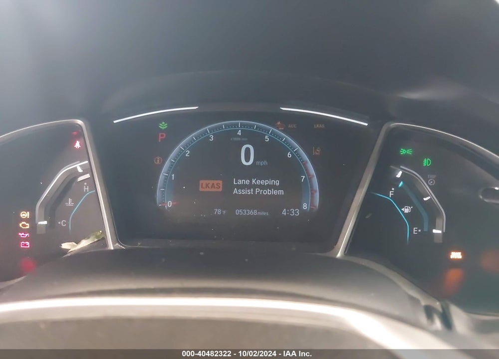 2019 HONDA CIVIC EX VIN: 19XFC1F3XKE002695
