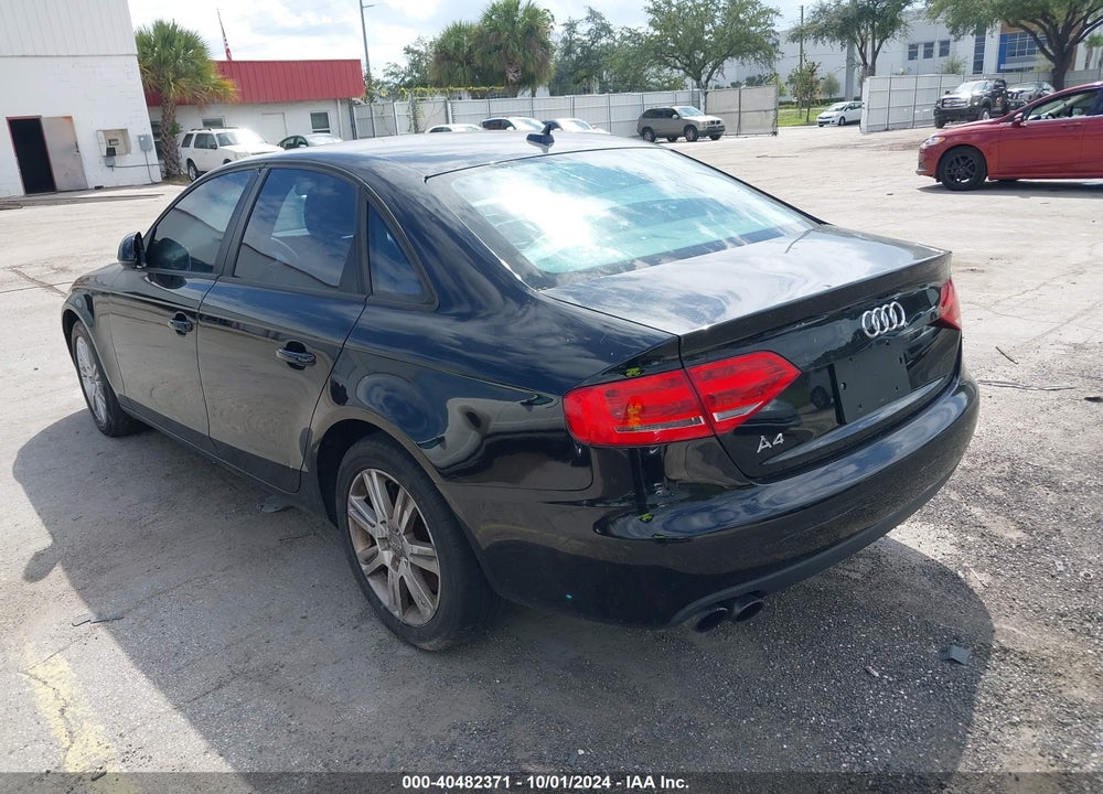 2009 AUDI A4 2.0T PREMIUM VIN: WAUJF78K59N056613