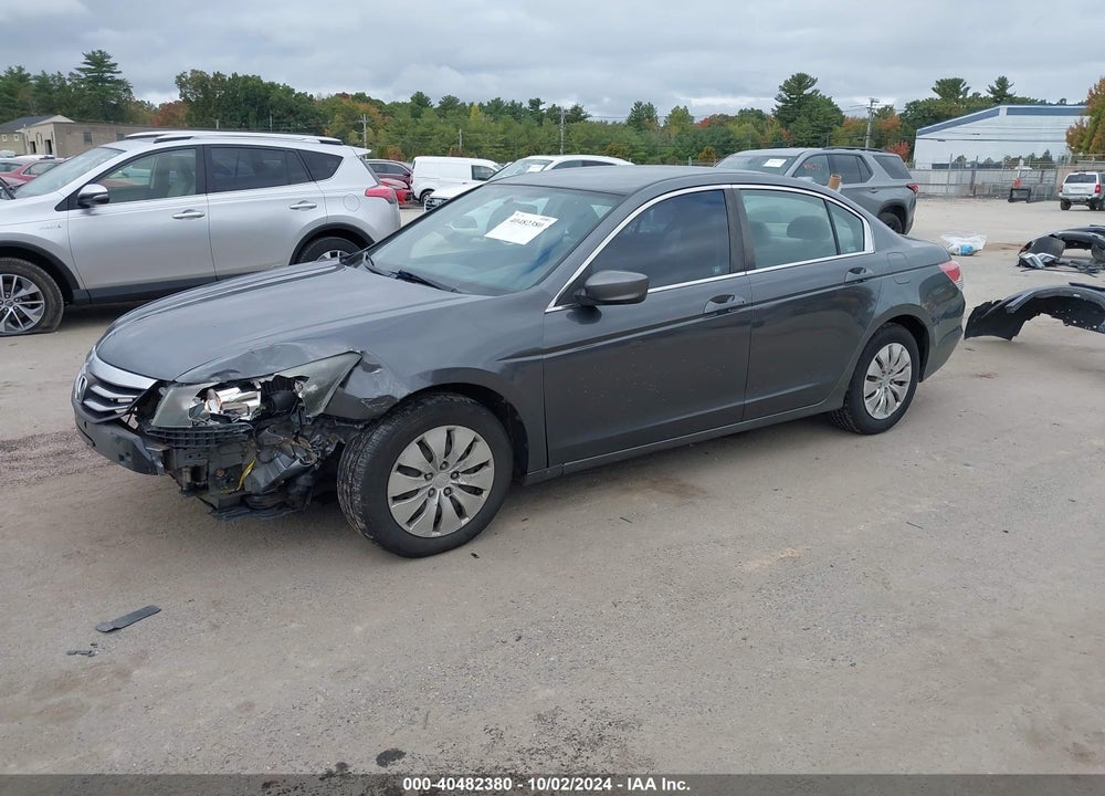 2012 HONDA ACCORD 2.4 LX VIN: 1HGCP2F35CA105011