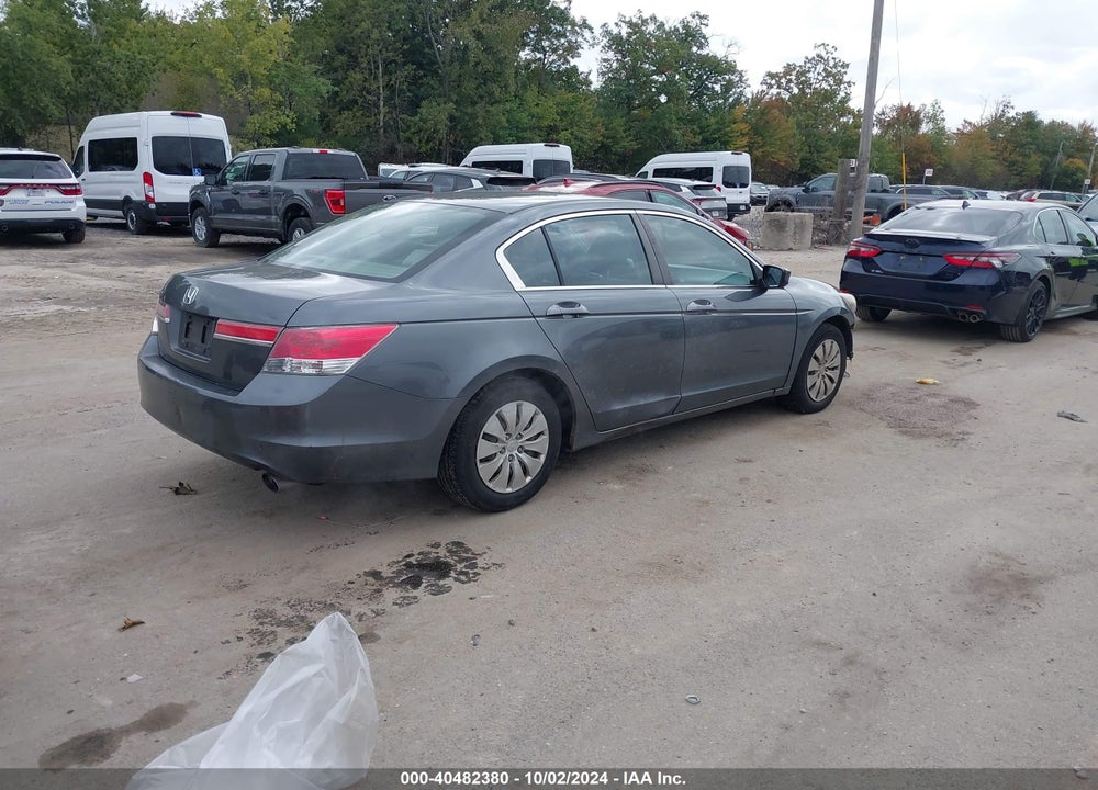 2012 HONDA ACCORD 2.4 LX VIN: 1HGCP2F35CA105011