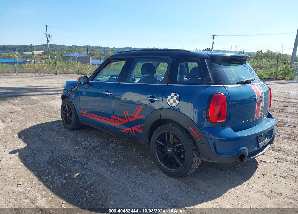2012 MINI COOPER S COUNTRYMAN VIN: WMWZC5C5XCWL59891