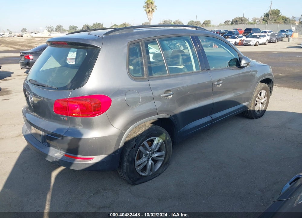 2016 VOLKSWAGEN TIGUAN S VIN: WVGAV7AX1GW581912