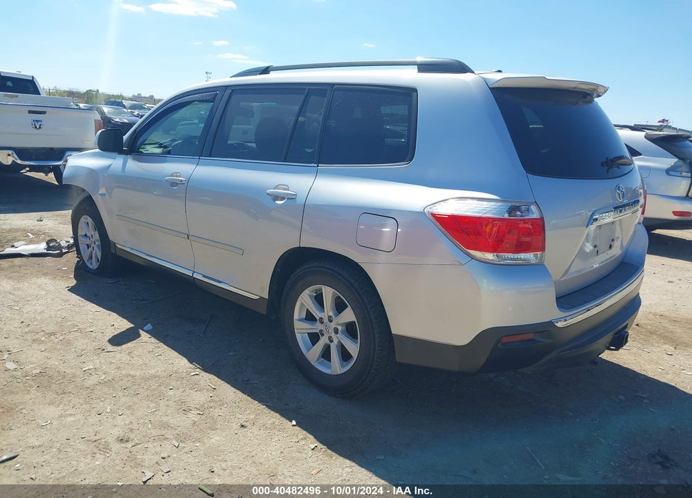 2012 TOYOTA HIGHLANDER BASE V6 VIN: 5TDZK3EH8CS054049