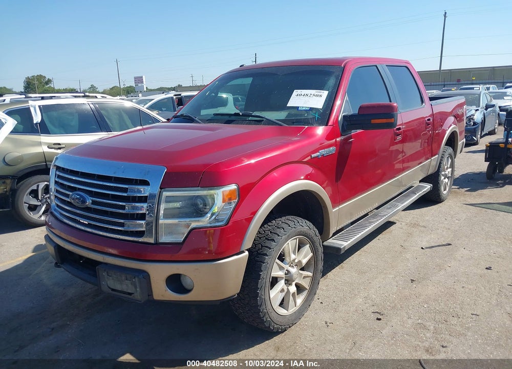 2013 FORD F-150 LARIAT VIN: 1FTFW1EF4DKD41293