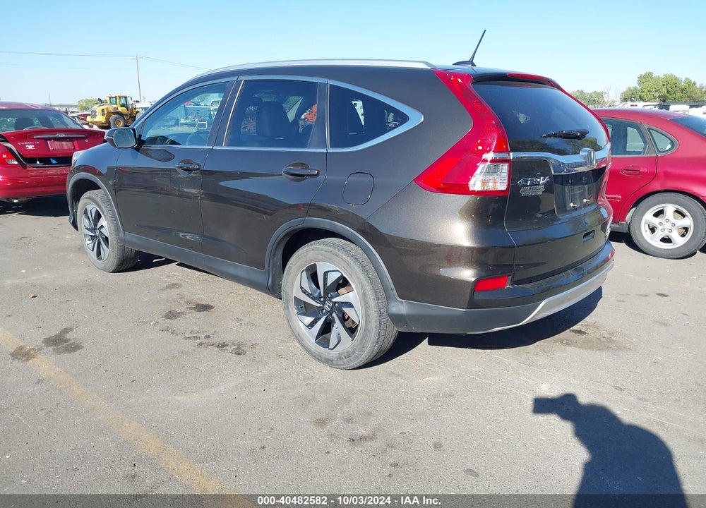 2015 HONDA CR-V TOURING VIN: 5J6RM4H92FL062992