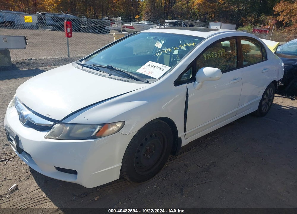 2009 HONDA CIVIC EX VIN: 2HGFA168X9H510571