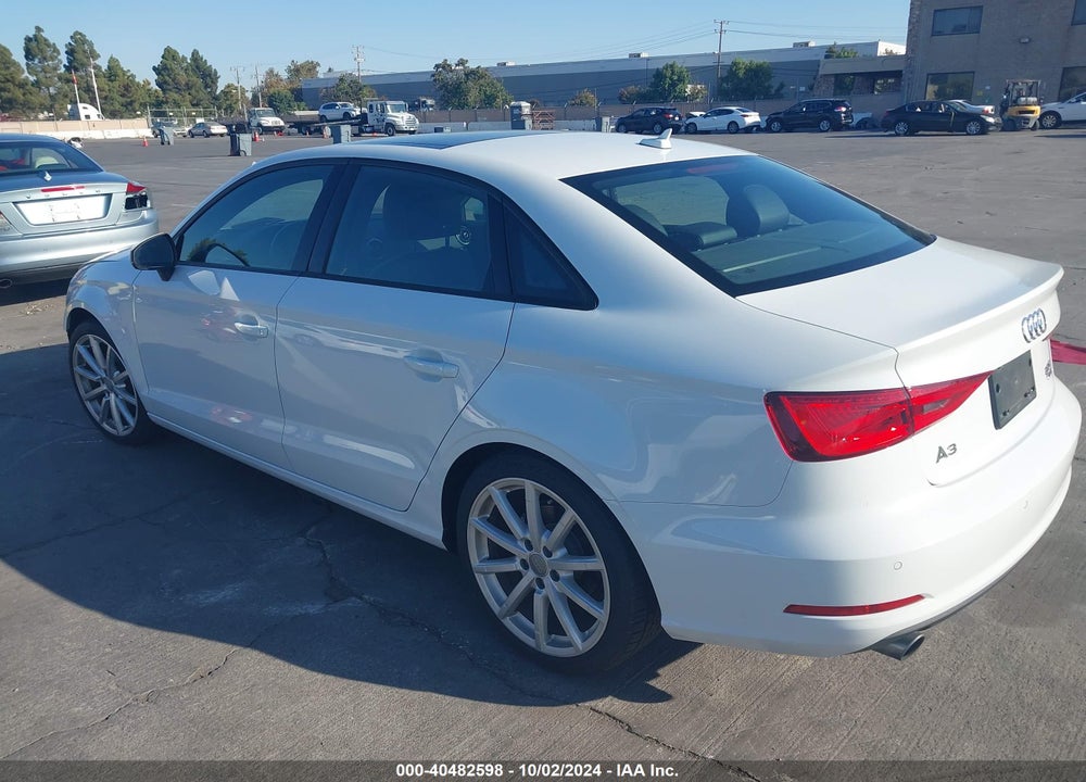 2016 AUDI A3 2.0T PREMIUM VIN: WAUB8GFF3G1070664