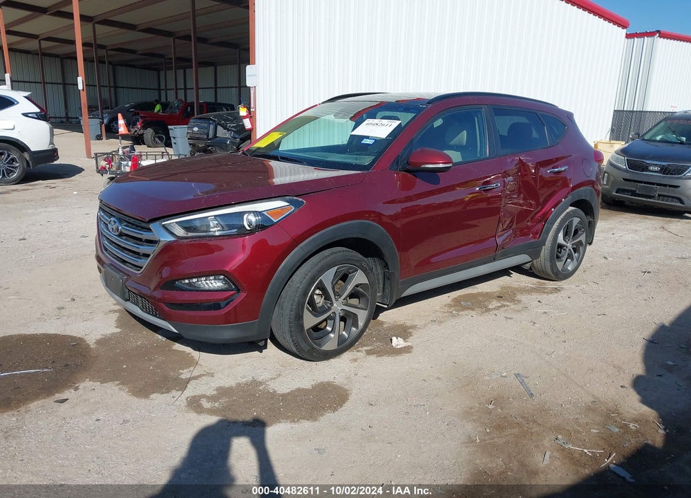 2017 HYUNDAI TUCSON LIMITED VIN: KM8J33A27HU375154