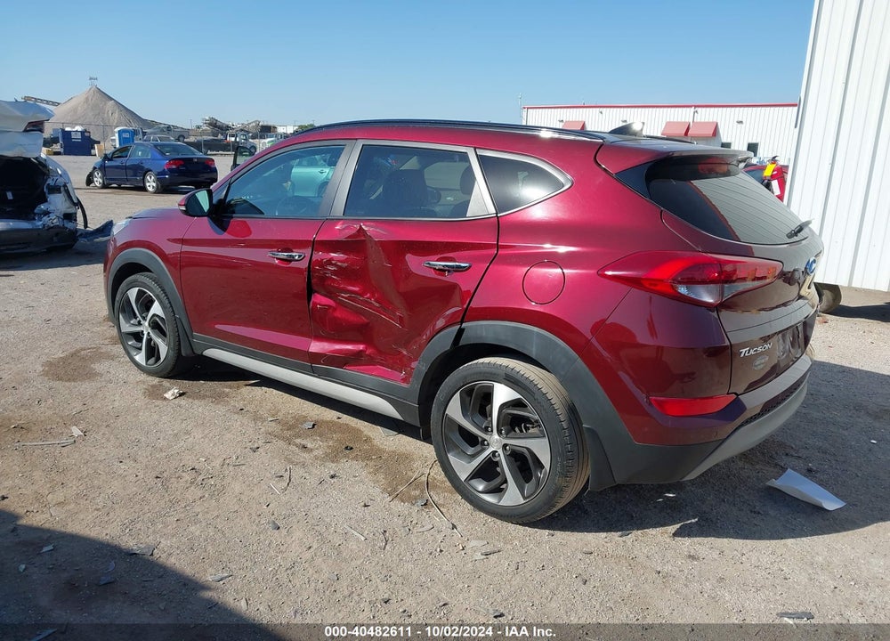 2017 HYUNDAI TUCSON LIMITED VIN: KM8J33A27HU375154