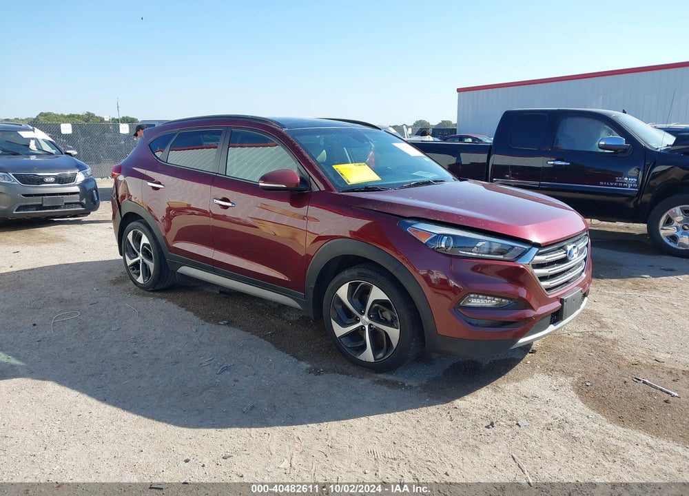 2017 HYUNDAI TUCSON LIMITED VIN: KM8J33A27HU375154