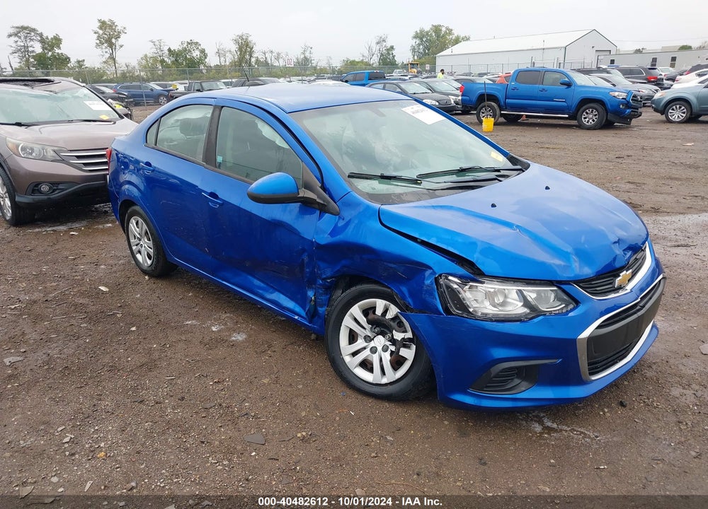 2017 CHEVROLET SONIC LS MANUAL VIN: 1G1JA5SH3H4137609