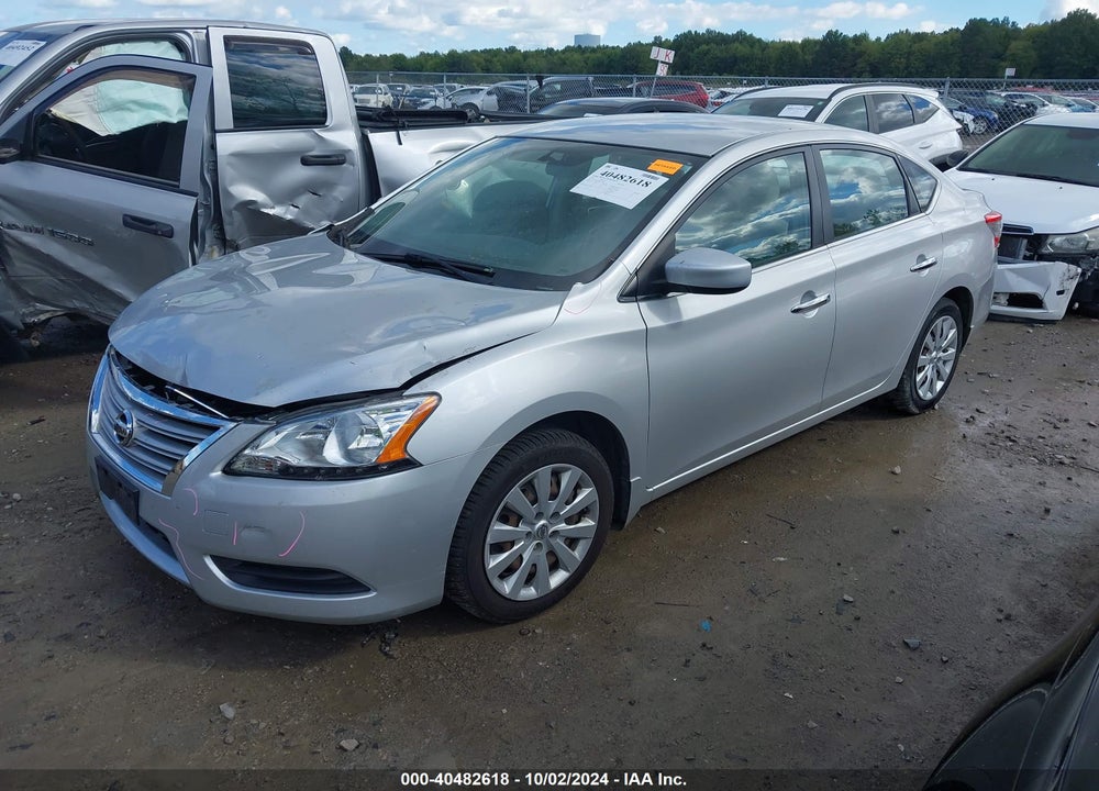 2013 NISSAN SENTRA S VIN: 3N1AB7AP6DL721681