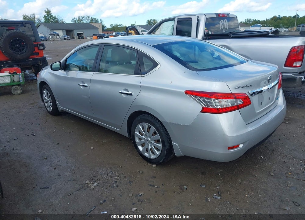 2013 NISSAN SENTRA S VIN: 3N1AB7AP6DL721681