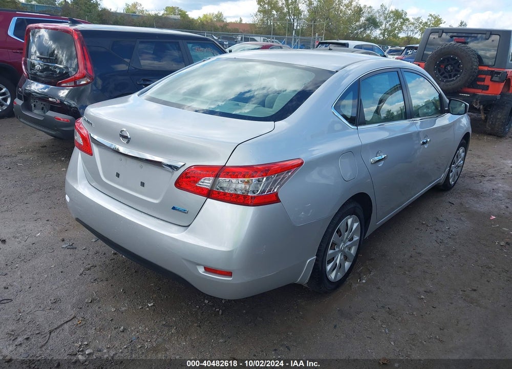 2013 NISSAN SENTRA S VIN: 3N1AB7AP6DL721681