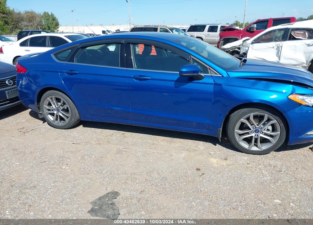 2017 FORD FUSION SE VIN: 3FA6P0H76HR184241