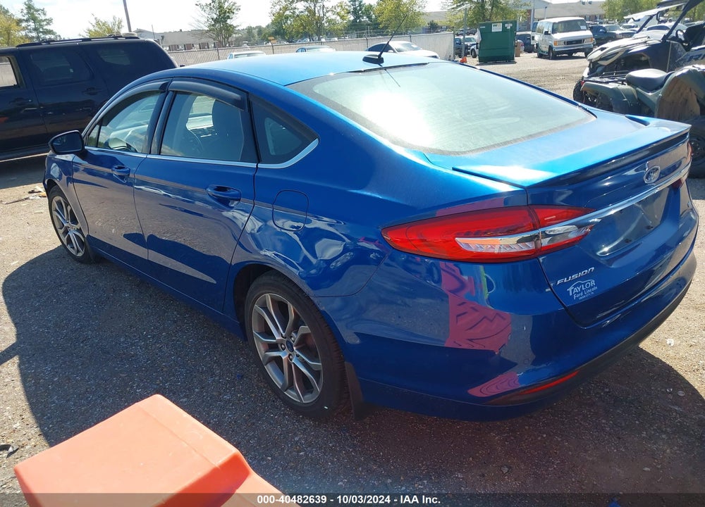 2017 FORD FUSION SE VIN: 3FA6P0H76HR184241