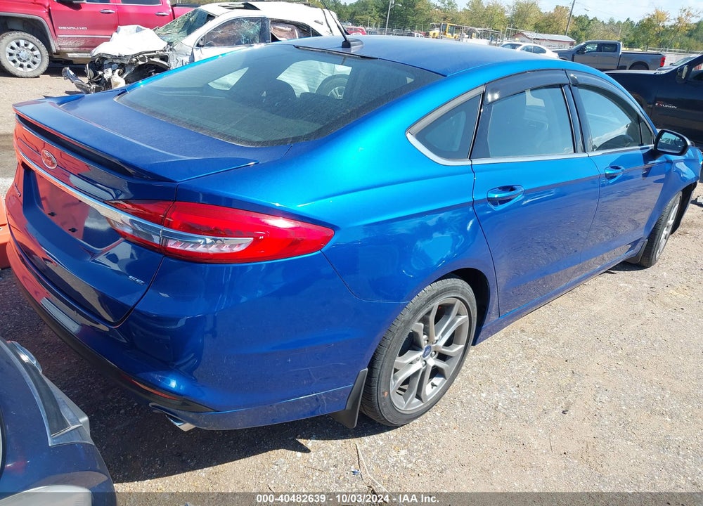 2017 FORD FUSION SE VIN: 3FA6P0H76HR184241