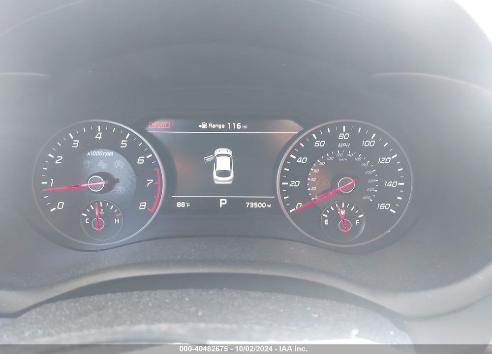 2019 KIA STINGER PREMIUM VIN: KNAE25LA7K6047427