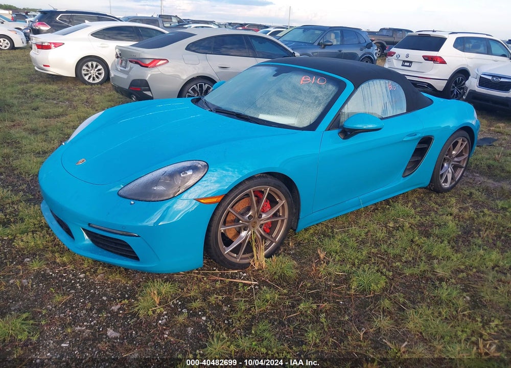 2019 PORSCHE 718 BOXSTER GTS/S VIN: WP0CB2A84KS228100