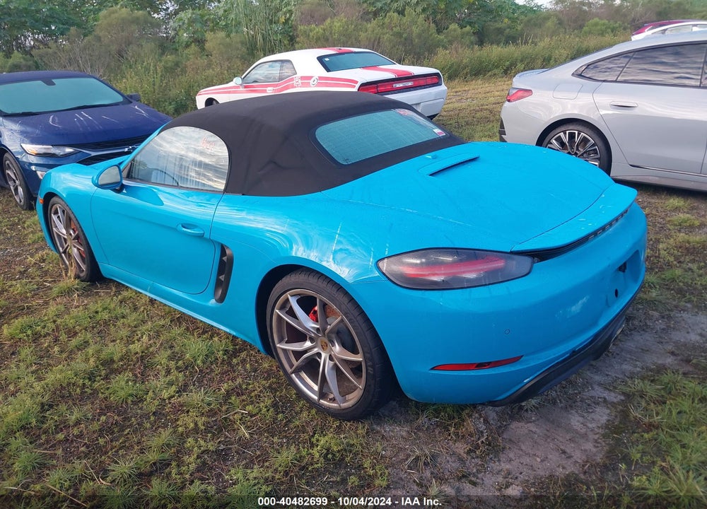 2019 PORSCHE 718 BOXSTER GTS/S VIN: WP0CB2A84KS228100