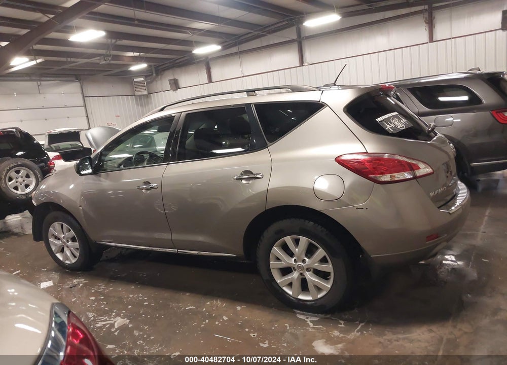 2011 NISSAN MURANO SL VIN: JN8AZ1MW0BW154825