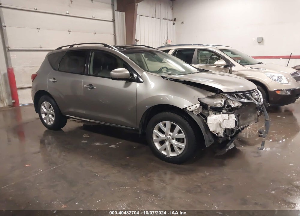 2011 NISSAN MURANO SL VIN: JN8AZ1MW0BW154825