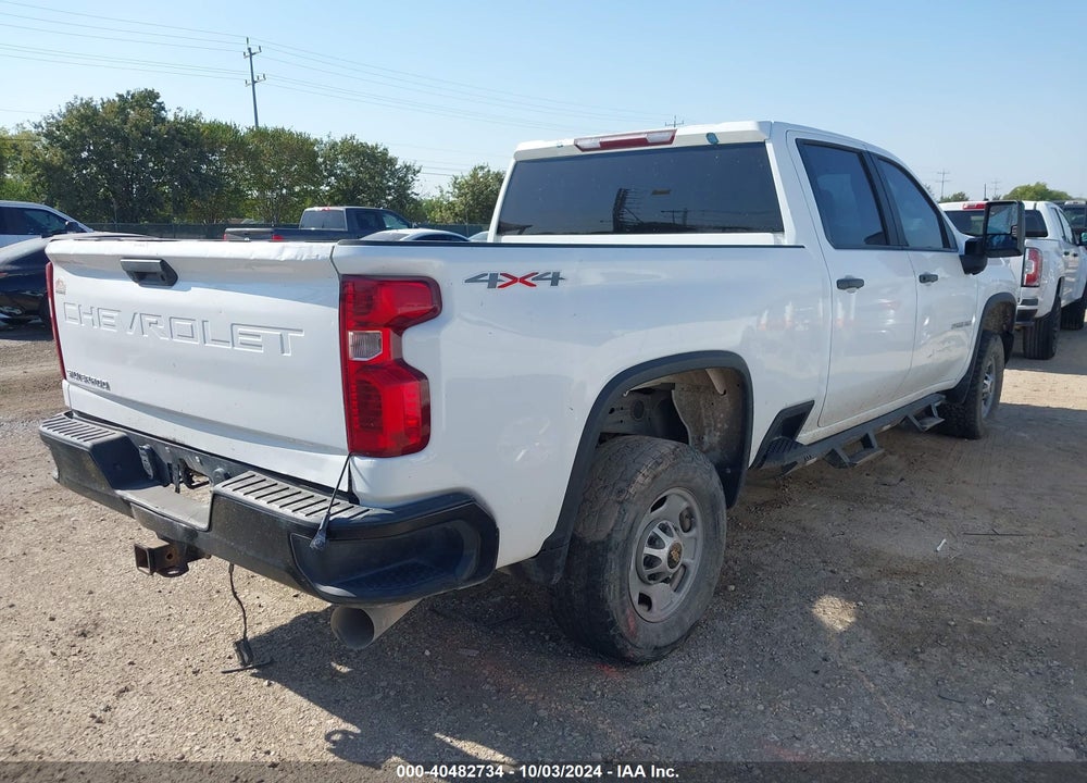 2020 CHEVROLET SILVERADO 2500HD 4WD STANDARD BED WT VIN: 1GC1YLEY1LF147670
