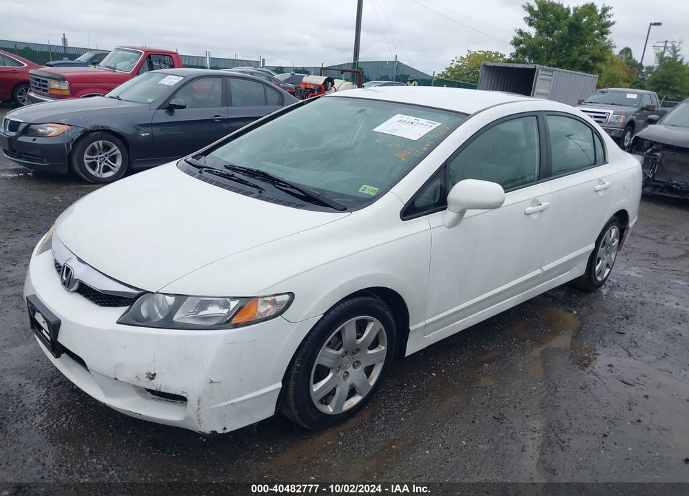 2010 HONDA CIVIC LX VIN: 2HGFA1F55AH503702