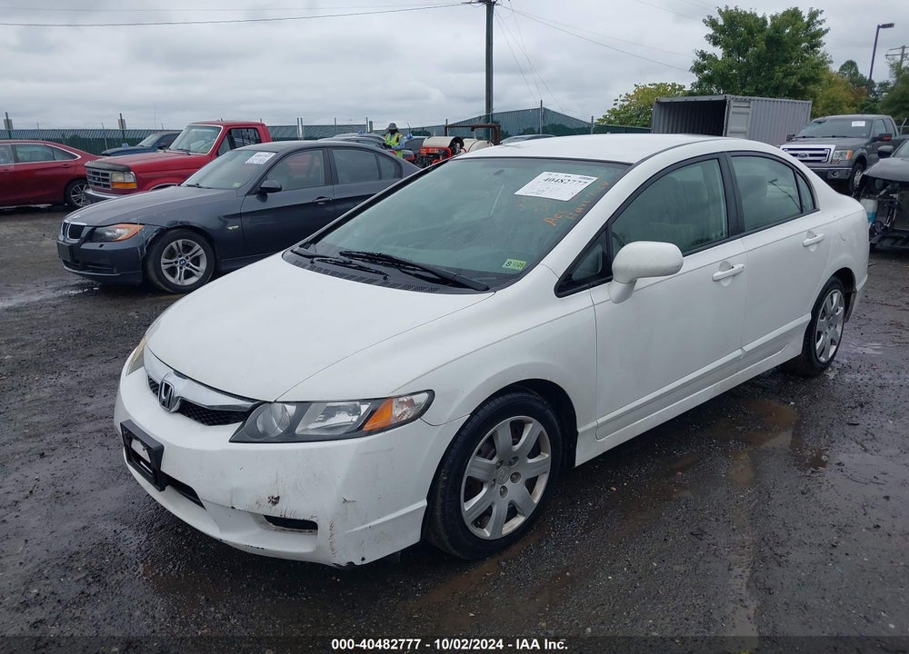 2010 HONDA CIVIC LX VIN: 2HGFA1F55AH503702