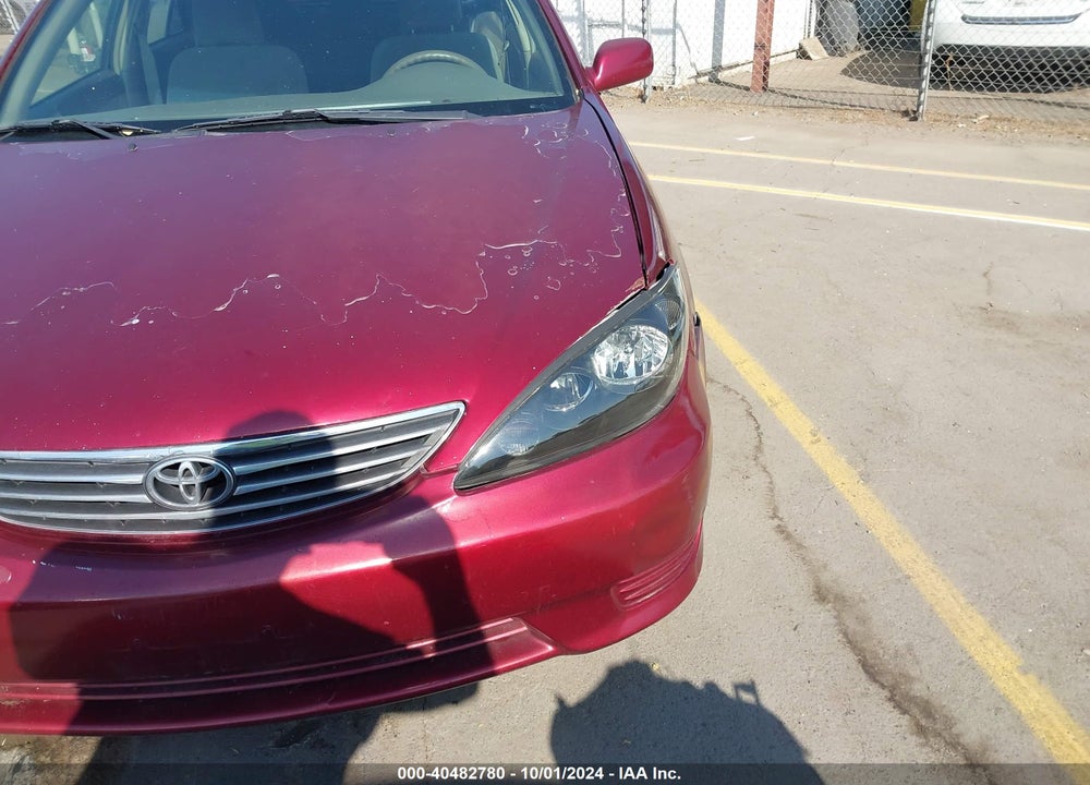 2005 TOYOTA CAMRY LE VIN: 4T1BE32K05U411792