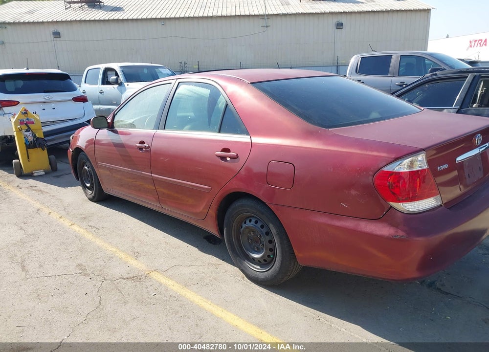 2005 TOYOTA CAMRY LE VIN: 4T1BE32K05U411792