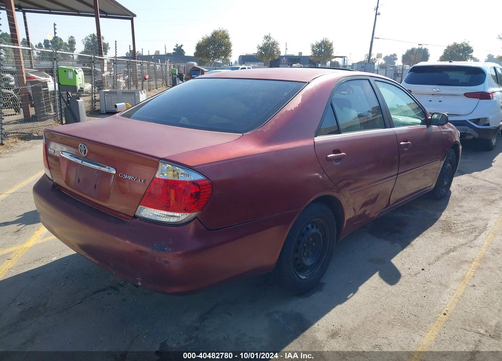 2005 TOYOTA CAMRY LE VIN: 4T1BE32K05U411792