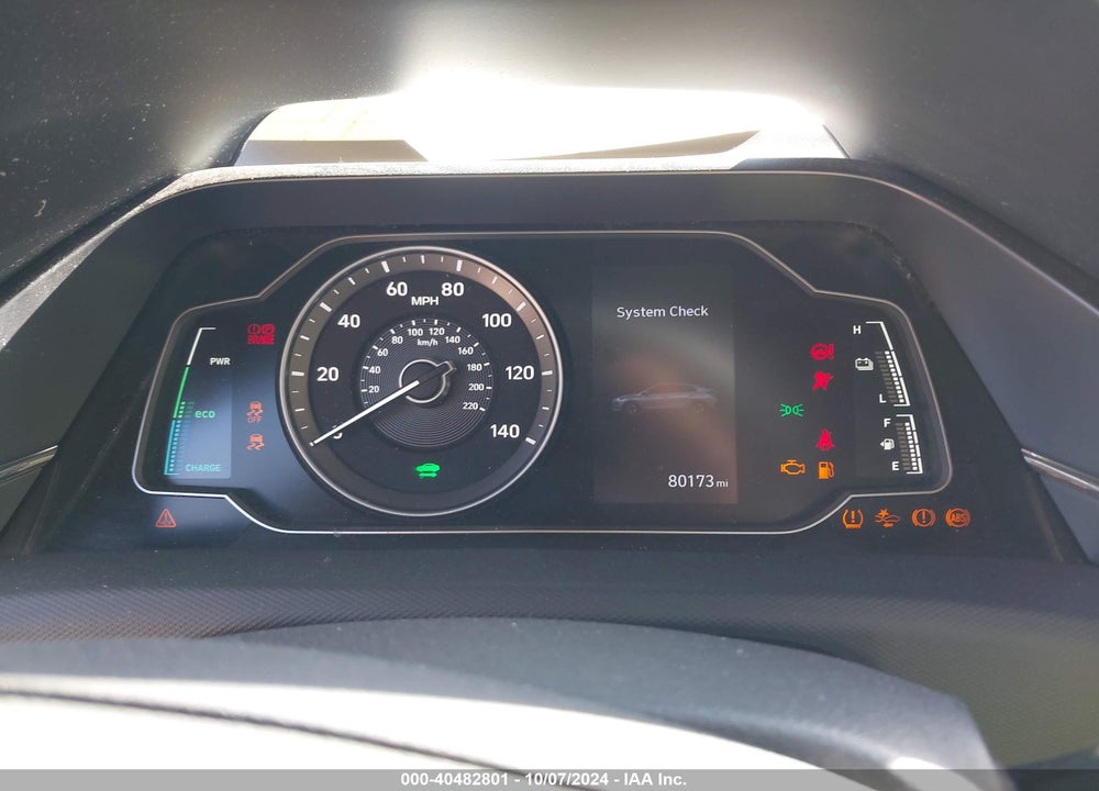 2020 HYUNDAI IONIQ HYBRID BLUE VIN: KMHC65LCXLU212671