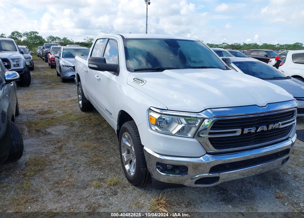 2021 RAM 1500 BIG HORN 4X2 5'7 BOX VIN: 1C6RREFG4MN813260
