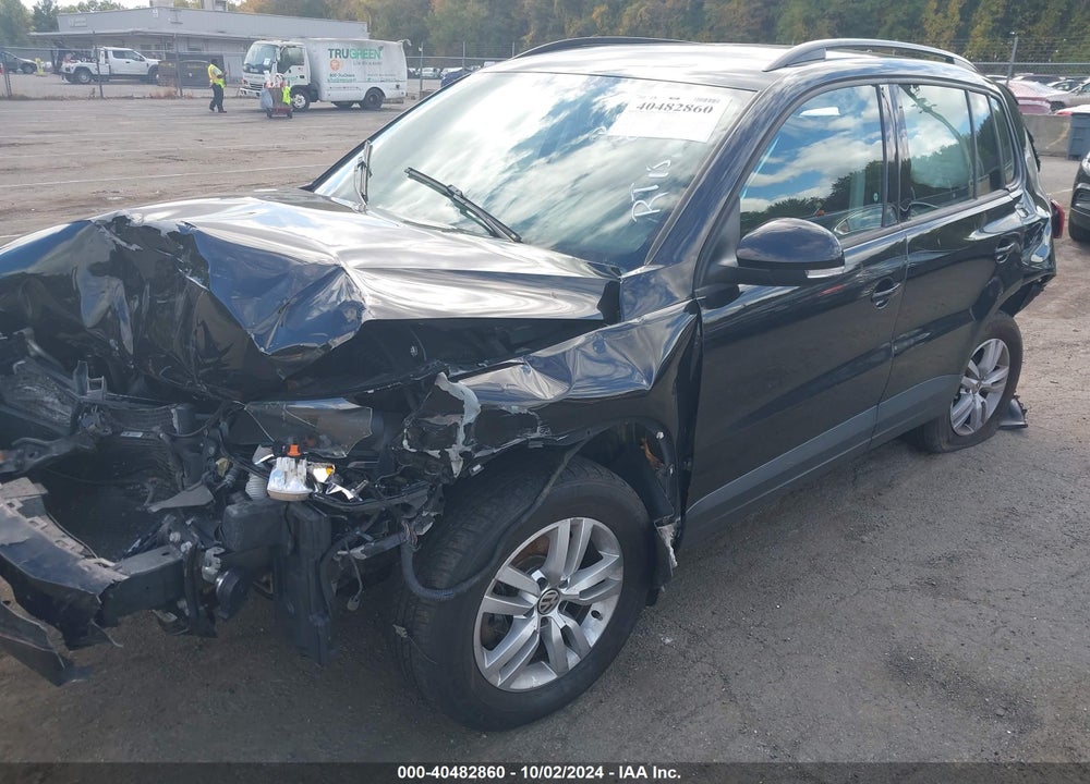 2015 VOLKSWAGEN TIGUAN S VIN: WVGBV7AX5FW579227