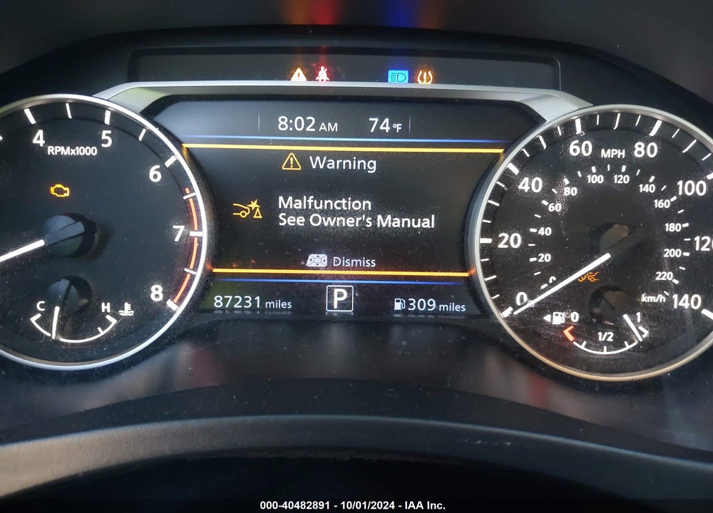 2019 NISSAN ALTIMA 2.5 SR VIN: 1N4BL4CV5KN305732