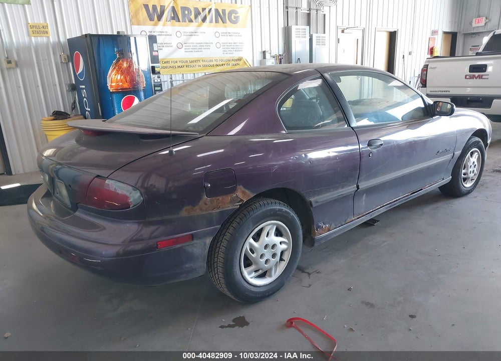 1998 PONTIAC SUNFIRE SE VIN: 1G2JB1243W7513512