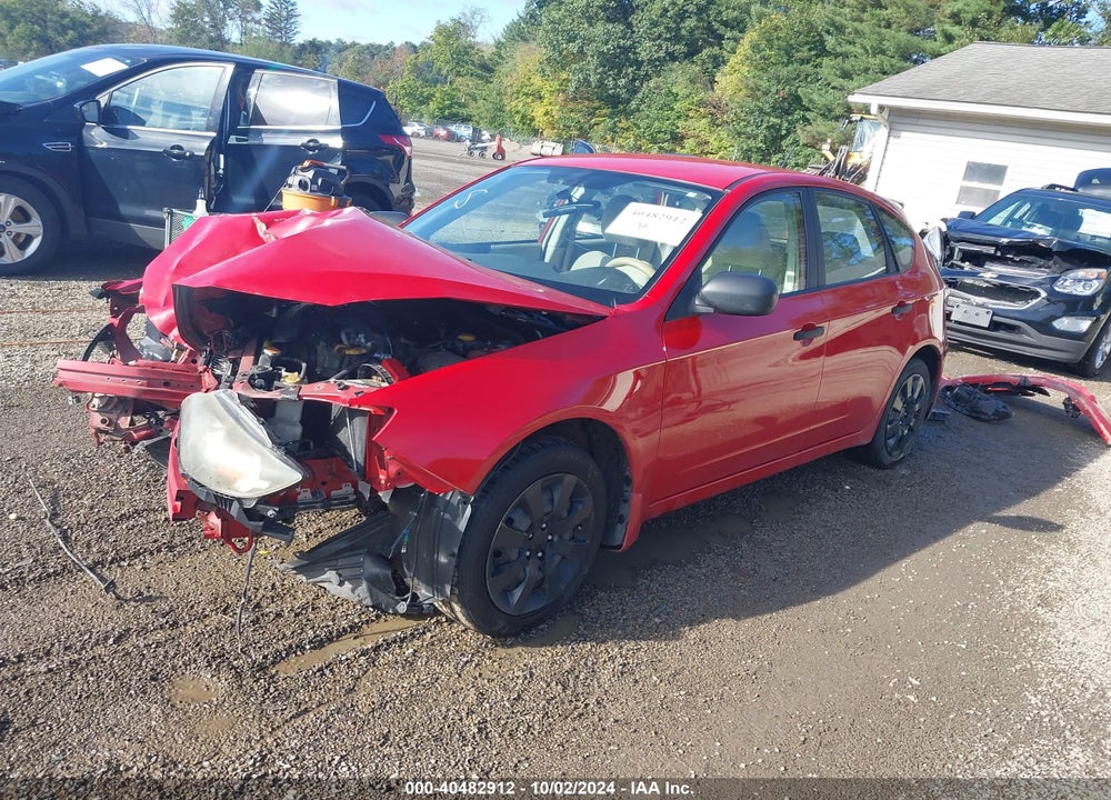 2008 SUBARU IMPREZA 2.5I VIN: JF1GH61678H820625