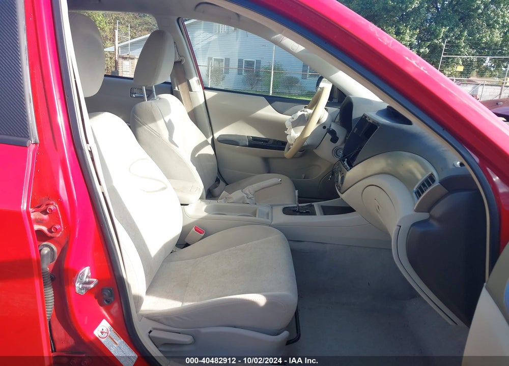 2008 SUBARU IMPREZA 2.5I VIN: JF1GH61678H820625